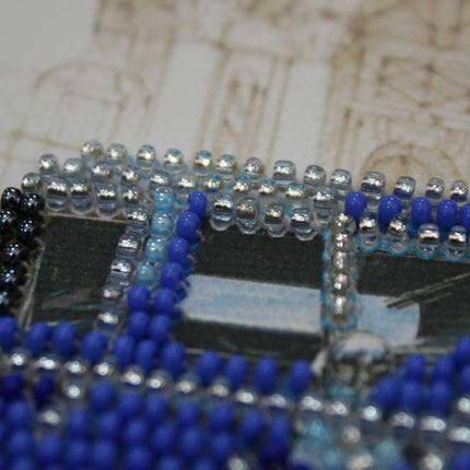 DIY Bead Embroidery Kit "Nevada"  5.9"x5.9" / 15.0x15.0 cm
