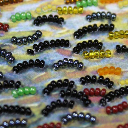 DIY Bead Embroidery Kit "Evening cafe" 12.6"x17.7" / 32.0x45.0 cm