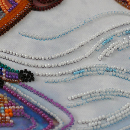 DIY Bead Embroidery Kit "For spring" 14.6"x11.0" / 37.0x28.0 cm