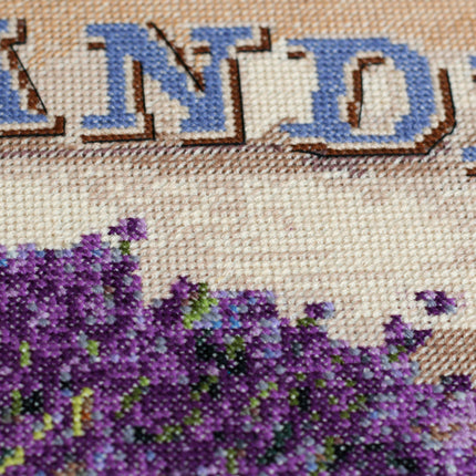 DIY Cross Stitch Kit "Melody of provence" 13.8"x13.8"