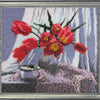 DIY Bead Embroidery Kit "Vase with Tulips" 10.6"x11.8" / 27.0x30.0 cm