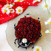 Beadwork kit for creating brooch "Ladybug"