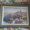 DIY Bead Embroidery Kit "Epiphany frosts" 13.8"x9.6" / 35.0x24.5 cm