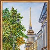 DIY Bead Embroidery Kit "City sketches – 1" 11.8"x17.7" / 30.0x45.0 cm