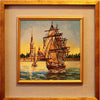 Canvas for bead embroidery "Frigate" 11.8"x11.8" / 30.0x30.0 cm