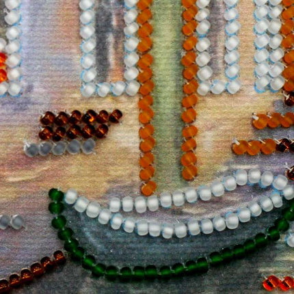 DIY Bead Embroidery Kit "Venice landscape"  5.9"x5.9" / 15.0x15.0 cm