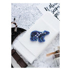 Beadwork kit for creating brooch 