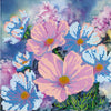 Canvas for bead embroidery "Flower extravaganza" 7.9"x7.9" / 20.0x20.0 cm