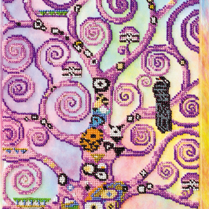 DIY Bead Embroidery Kit "Spring tree of life" 9.1"x18.1" / 23.0x46.0 cm