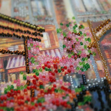 DIY Bead Embroidery Kit "The passage" 16.5"x12.6" / 42.0x32.0 cm