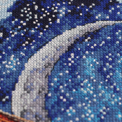 DIY Cross Stitch Kit "Above the clouds" 7.9"x9.8"