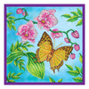 Canvas for bead embroidery "Monarch Butterfly" 11.8"x11.8" / 30.0x30.0 cm