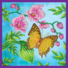 Canvas for bead embroidery "Monarch Butterfly" 11.8"x11.8" / 30.0x30.0 cm