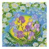 Canvas for bead embroidery "Tender fleur-de-luce" 7.9"x7.9" / 20.0x20.0 cm