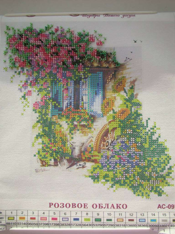 Canvas for bead embroidery 