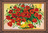 DIY Bead Embroidery Kit "Scarlet glow" 11.8"x7.9" / 30.0x20.0 cm