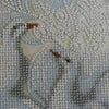 DIY Bead Embroidery Kit "White happiness" 11.8"x15.7" / 30.0x40.0 cm