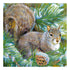 Canvas for bead embroidery "Squirrel" 11.8"x11.8" / 30.0x30.0 cm