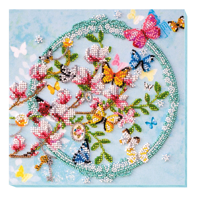 DIY Bead Embroidery Kit "Keys to the spring"