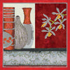 Canvas for bead embroidery "Rosso" 11.8"x11.8" / 30.0x30.0 cm