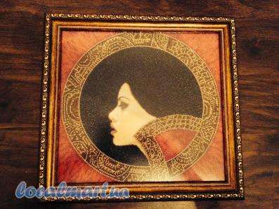 DIY Bead Embroidery Kit "Lady Macbeth" 11.8"x11.0" / 30.0x28.0 cm