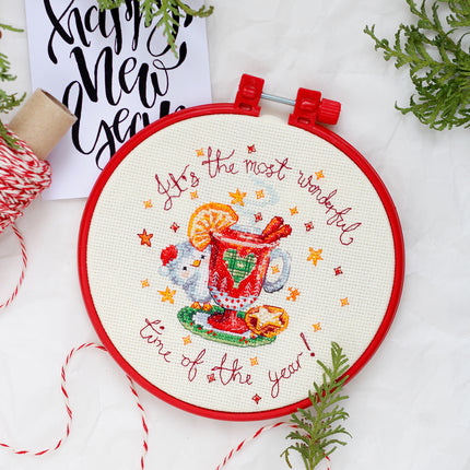 Counted Cross Stitch Kit "Sweet orange"