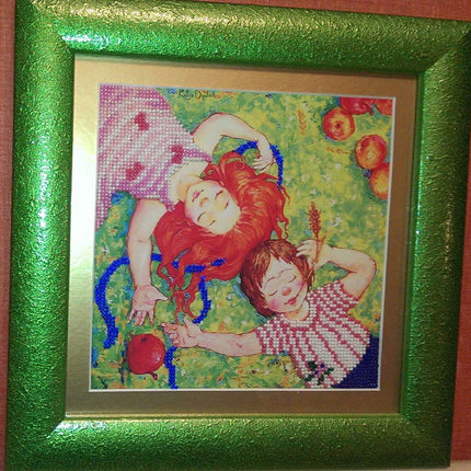 DIY Bead Embroidery Kit "Spreadeagle"  5.9"x5.9" / 15.0x15.0 cm