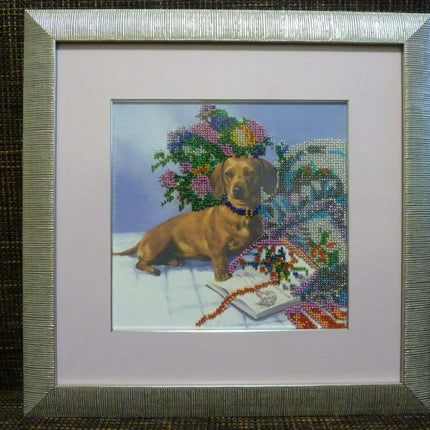 Canvas for bead embroidery "Idyll" 7.9"x7.9" / 20.0x20.0 cm