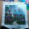 Canvas for bead embroidery "Fairytale House" 7.9"x7.9" / 20.0x20.0 cm