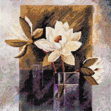 DIY Cross Stitch Kit "Trio" 9.8"x10.6"
