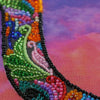 DIY Bead Embroidery Kit "Walking in the sunset" 12.6"x12.6" / 32.0x32.0 cm