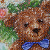 DIY Bead Embroidery Kit "Candy bear"  5.9"x5.9" / 15.0x15.0 cm