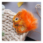 Beadwork kit for creating brooch 