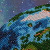 DIY Bead Embroidery Kit "The Earth" 11.8"x11.8" / 30.0x30.0 cm