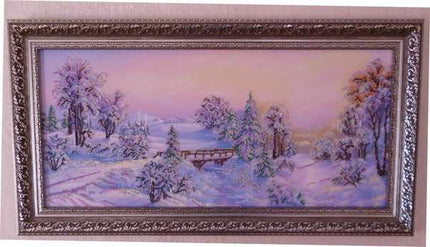 DIY Bead Embroidery Kit "Bewitched forest" 26.2"x11.8" / 66.5x30.0 cm