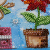 DIY Bead Embroidery Kit "Winter miracle"  5.9"x5.9" / 15.0x15.0 cm