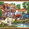 DIY Bead Embroidery Kit "Weekend" 13.8"x11.8" / 35.0x30.0 cm