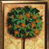 DIY Bead Embroidery Kit "Orange Tree" 15.0"x7.5" / 38.0x19.0 cm