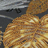 DIY Bead Embroidery Kit "Golden Tropics" 11.8"x11.8" / 30.0x30.0 cm