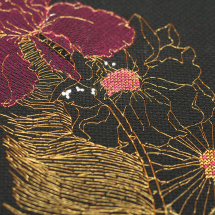 DIY Cross Stitch Kit "Flower wind-1" 8.3"x13.0"