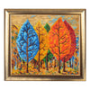 Bead DIY Embroidery Kit "Flame (after R. Magritte)" 10.6"x12.2"/ 27.0x31.0 cm