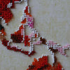DIY Bead Embroidery Kit "World map - 3" 7.1"x13.4" / 18.0x34.0 cm