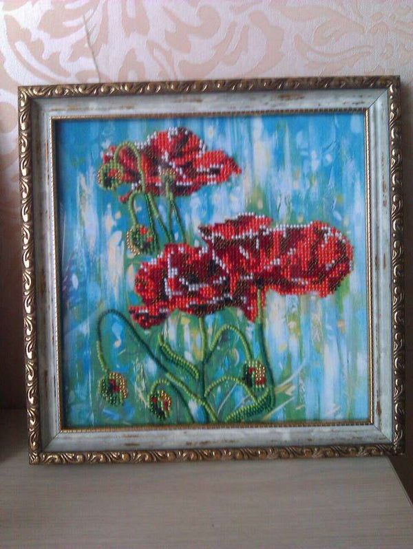 Canvas for bead embroidery 