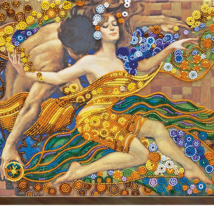 DIY Bead Embroidery Kit "Rivers of love" 13.4"x10.2" / 34.0x26.0 cm