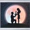 DIY Bead Embroidery Kit "Love Confession" 10.6"x12.2" / 27.0x31.0 cm