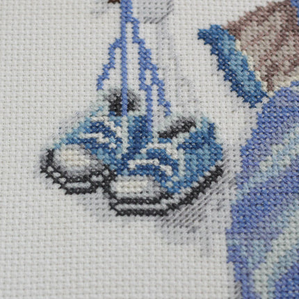 DIY Cross Stitch Kit "Baby.  Boy" 8.3"x12.2"