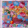 Canvas for bead embroidery "Juicy bouquet" 11.8"x11.8" / 30.0x30.0 cm
