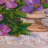 DIY Bead Embroidery Kit "Flower lace" 11.0"x14.2" / 28.0x36.0 cm