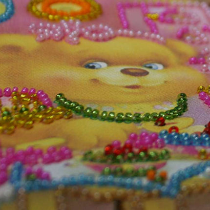 DIY Bead Embroidery Kit "Breakfast"  5.9"x5.9" / 15.0x15.0 cm