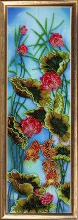DIY Bead Embroidery Kit "Backwater" 21.7"x6.7" / 55.0x17.0 cm